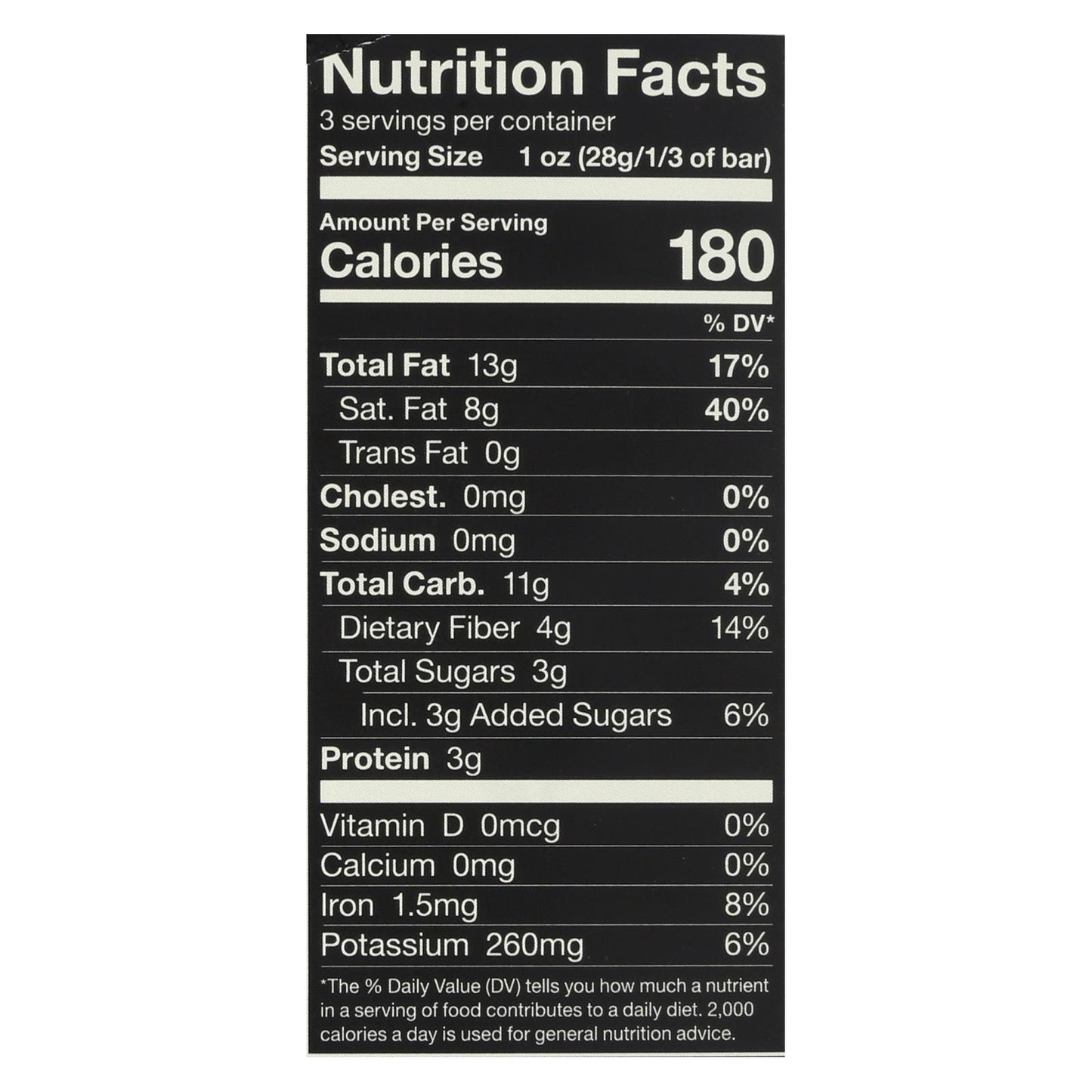 Endangered Species Natural Chocolate Bars - Black Panther - 3 oz Bars - Case of 12