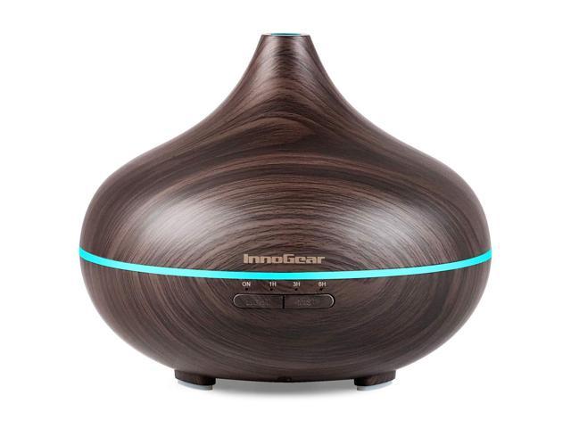 InnoGear - 500ml Essential Oil Cool Mist Aromatherapy Diffuser - Wood Grain