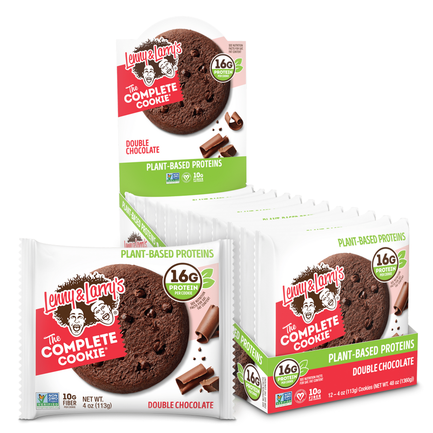 Lenny & Larry's The Complete Cookie - Double Chocolate - Case of 12