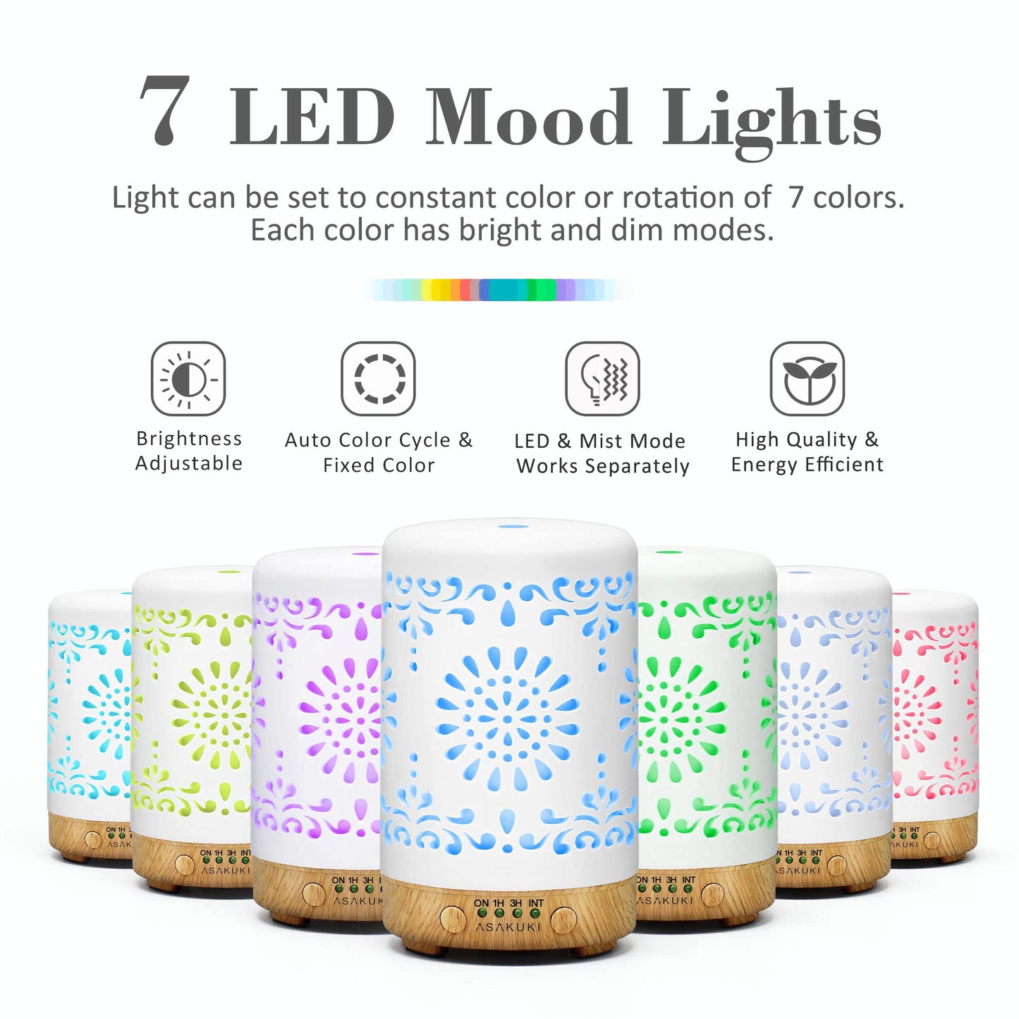 Asakuki Handcrafted Ceramic Essential Oil Diffuser - 100ml