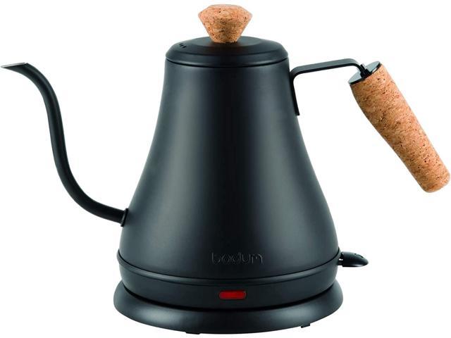 BODUM Melior Gooseneck Electric Water Kettle, 27 Ounce, Matte Black