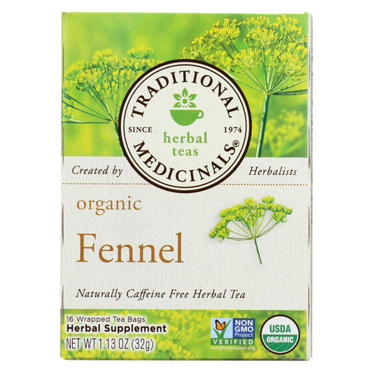 Traditional Medicinals Organic Fennel Tea - Case of 6