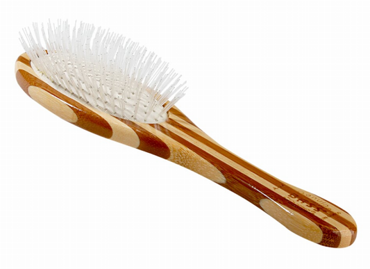 Bass Ultra-Flex Style & Detangle Brush - Full Oval /Striped Finish