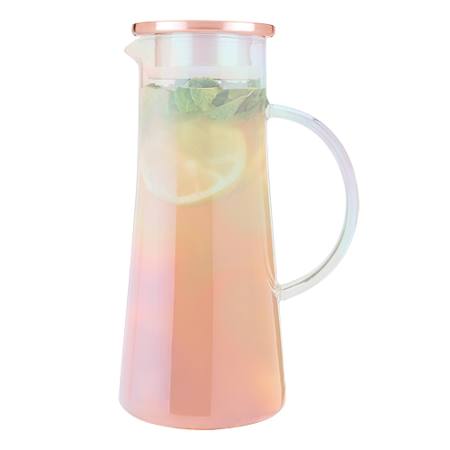 Charlie Iridescent Glass Iced Tea Carafe By Pinky Up