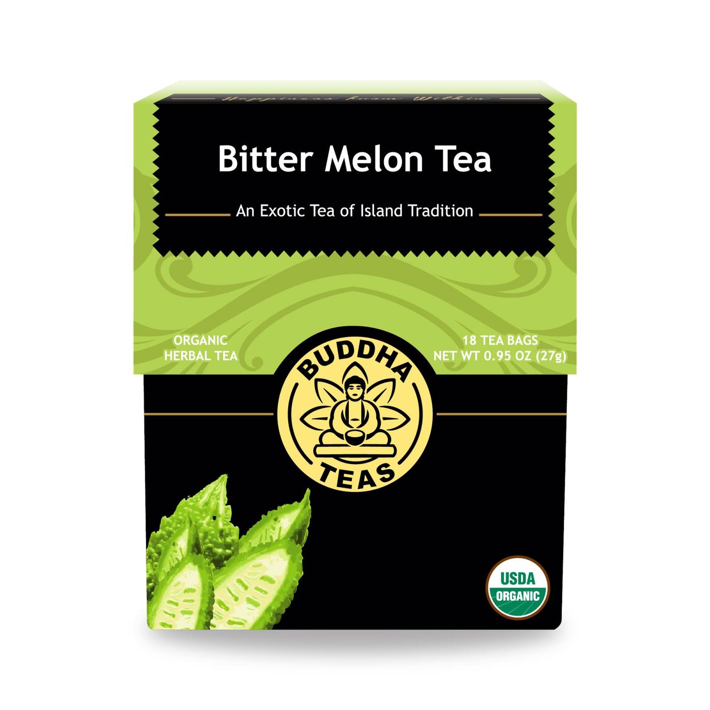 Buddha Teas - Organic Bitter Melon - Case Of 6 - 18 Count