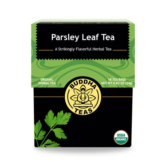 Buddha Teas - Organic Parsley Leaf - Case of 6 - 18 Count