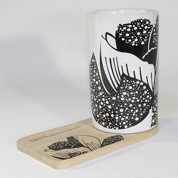 SYNC Design - [Peony] Graphic Mug  & Wood Coaster