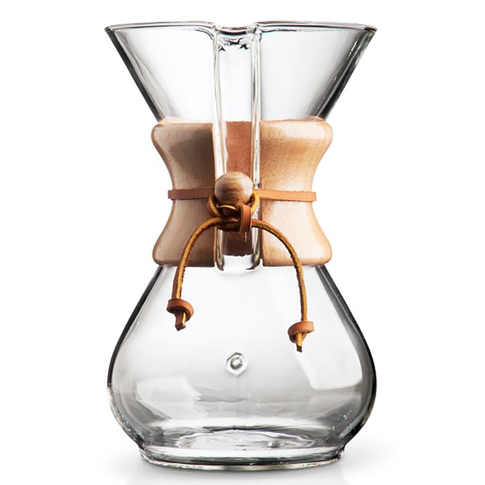 CHEMEX Pour-Over Glass Coffee Maker - 6 Cup