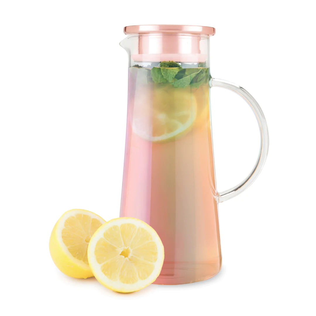 Charlie Iridescent Glass Iced Tea Carafe By Pinky Up